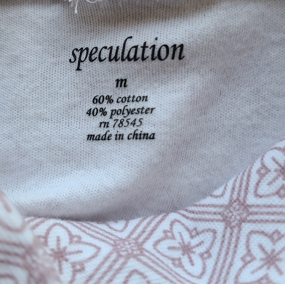 (509) Speculation Woman's Long Sleeve Turtleneck Shirt, Size: Medium Color: Pink - Picture 5 of 13